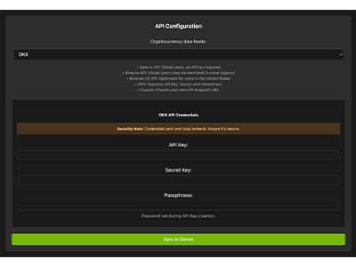 EleksCava Configuration Interface
